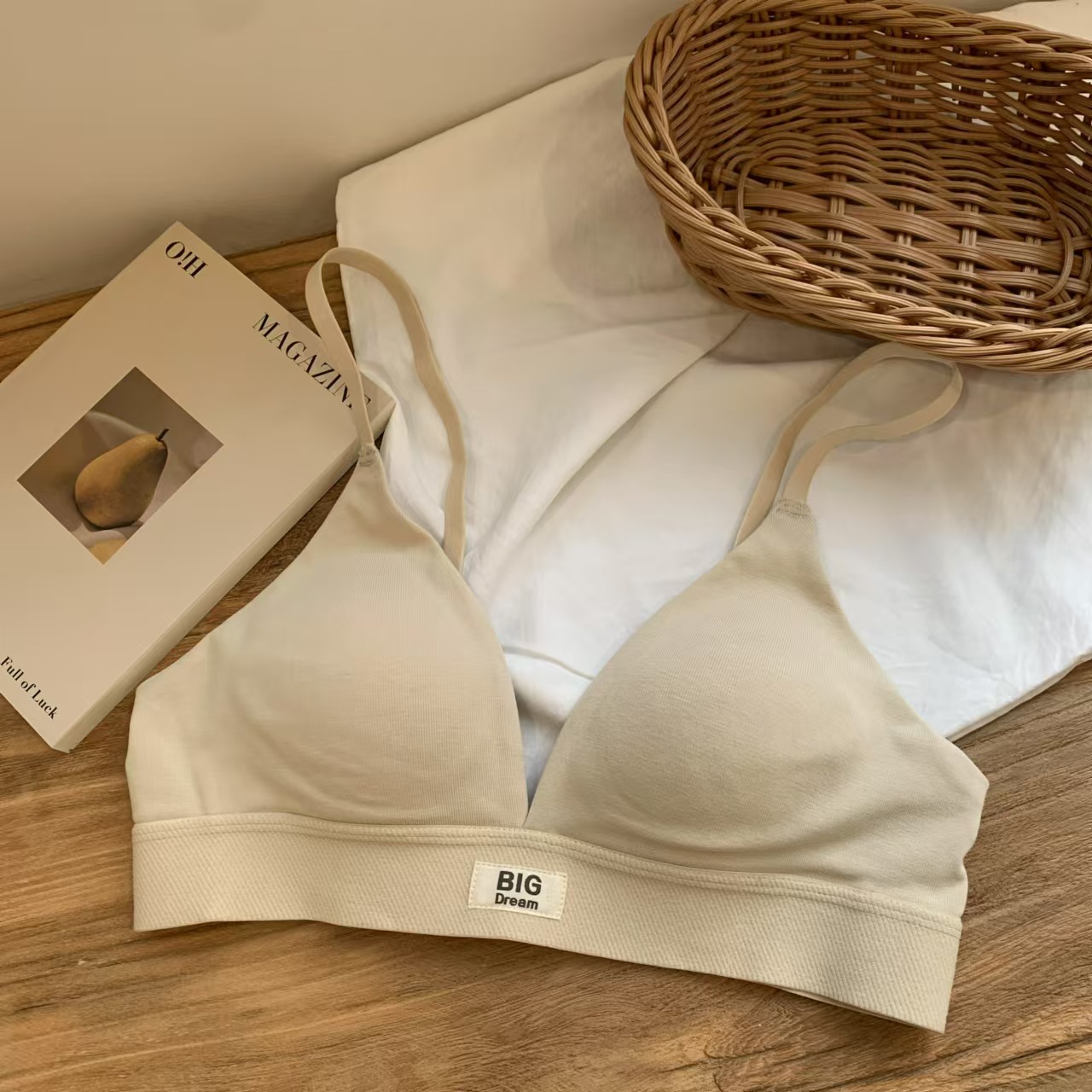 Underwire Bra Padded - Ropa interior para mujer, copa triangular