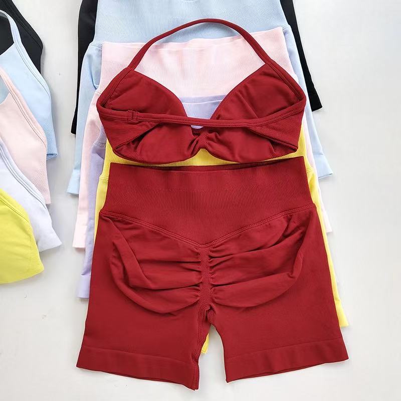 Sports Bra Racerback - Conjunto Deportivo HISTELLO de Dos Piezas