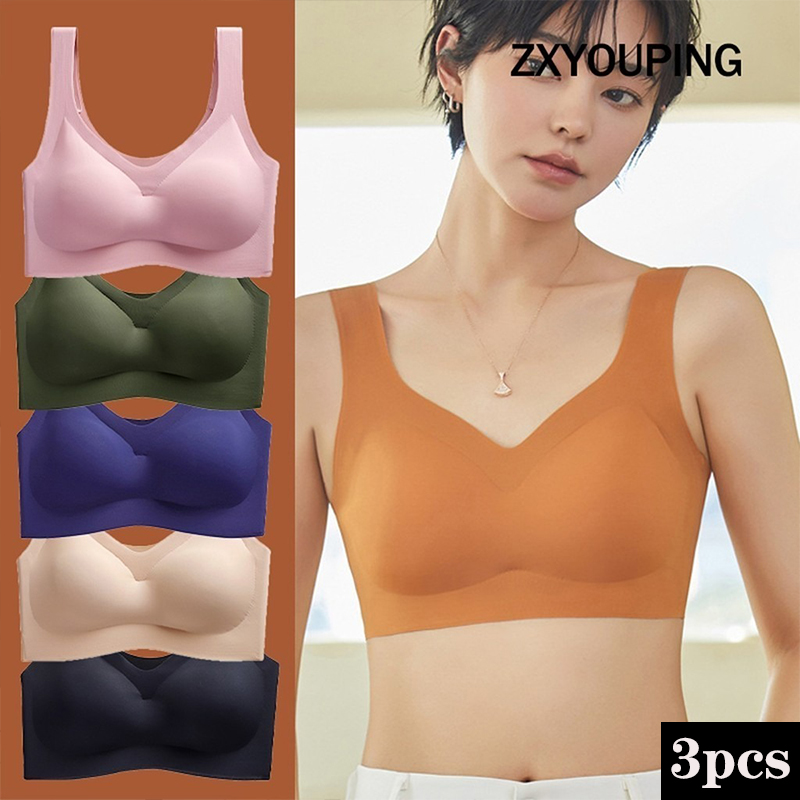Underwire Bra Padded - Sujetador deportivo Sexy sin costuras con