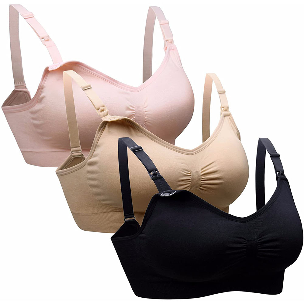 Sleep Bra Bralette - Sujetador de lactancia materna para mujer,