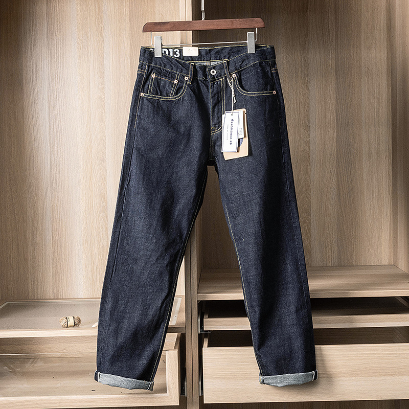 Levis Jeans 501 - Jeans de Mezclilla Japonesa Cruda Azul