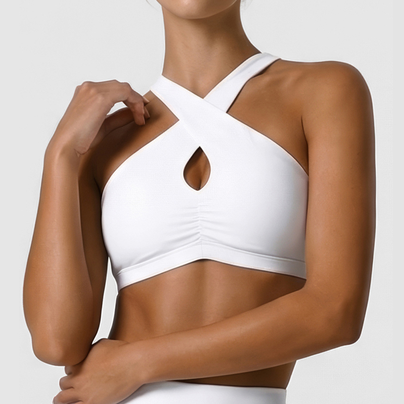 Sports Bra Racerback - Ropa Interior Deportiva Suave para Mujer,