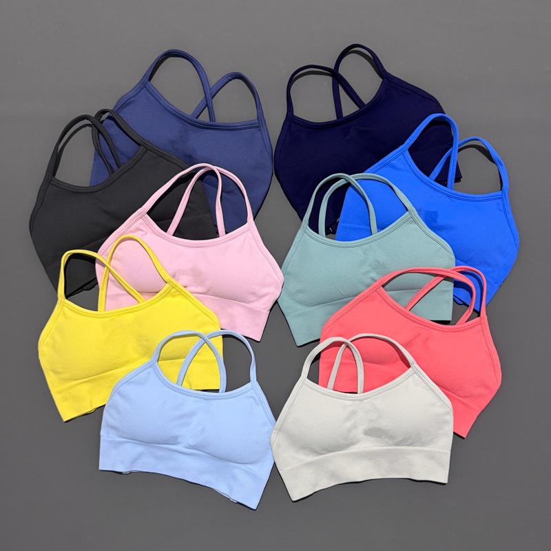 Sports Bra Racerback - Histello-Sujetador deportivo con espalda descubierta para