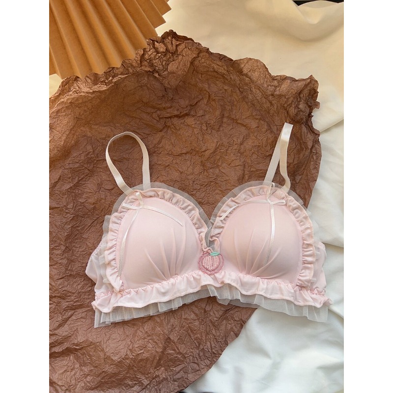 Sleep Bra Bralette - Conjunto de Bralette Triangular sin Varillas,