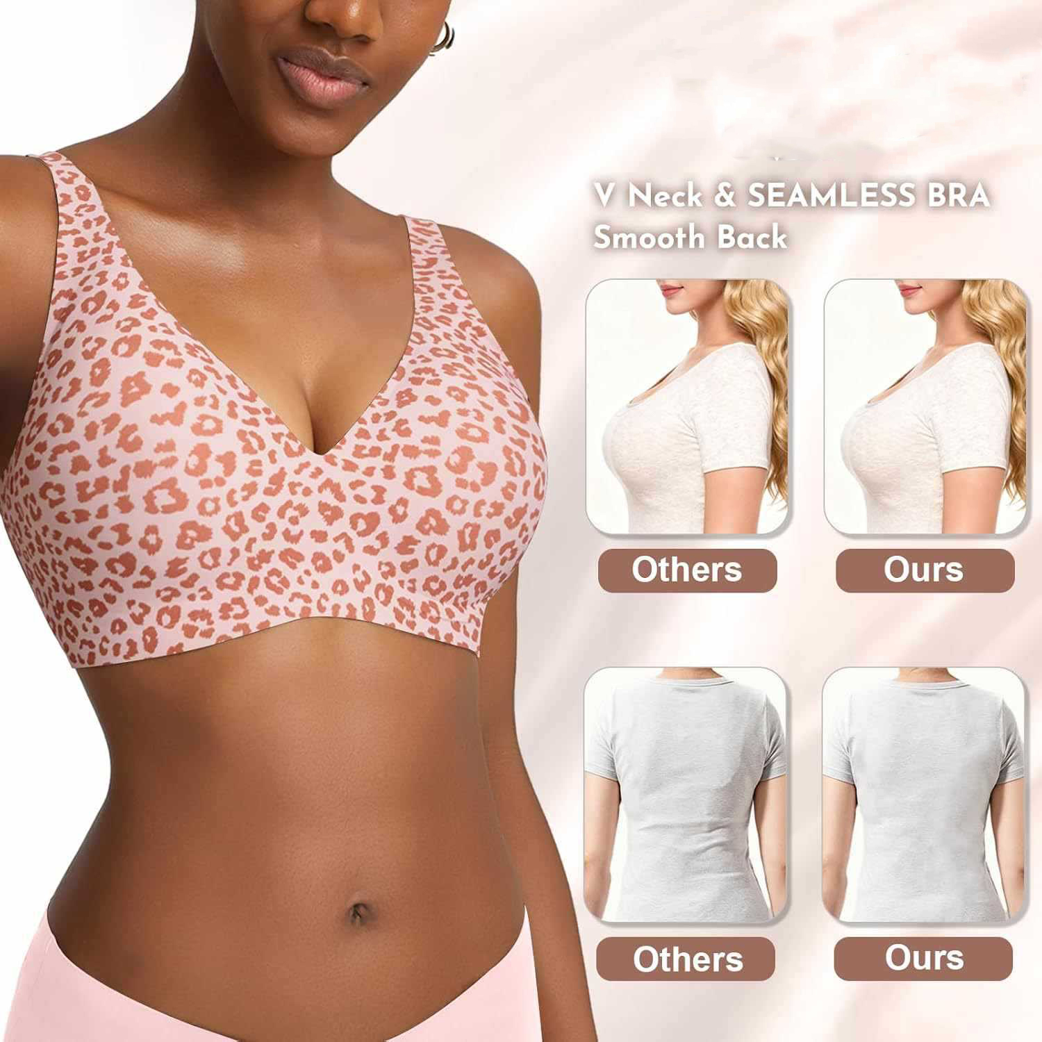 Sujetador sin aros para mujer, - Minimizer Bra Women reseña y precio