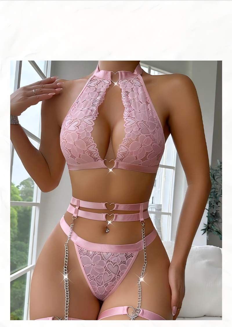 Conjunto de lencería sexy con  - Underwire Bra Padded reseña y precio