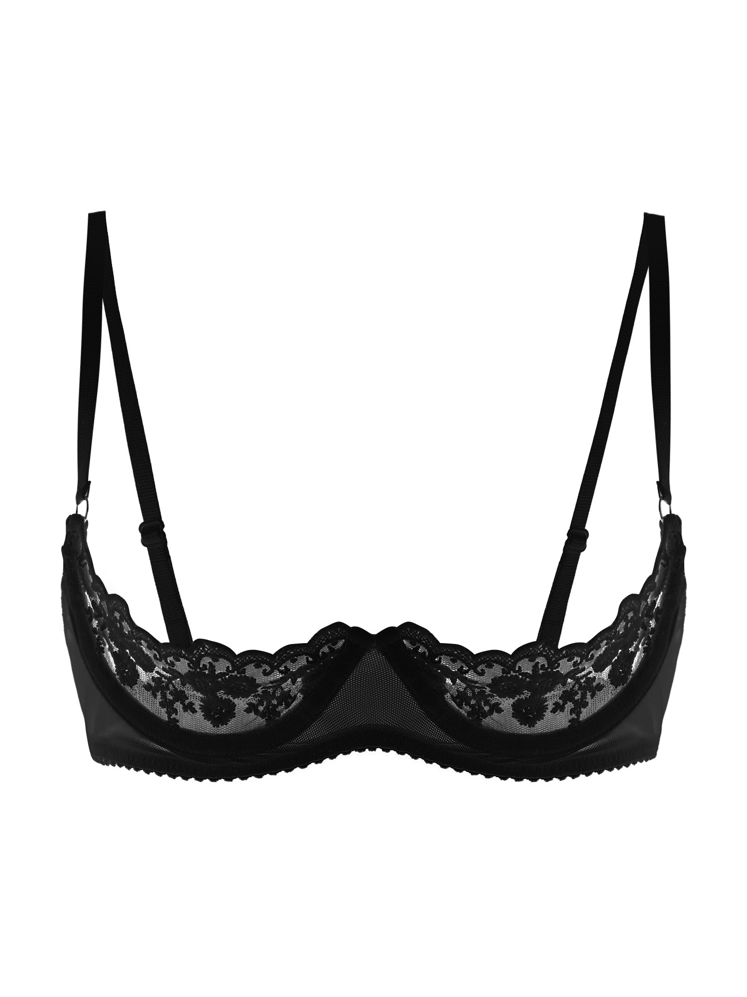 Sujetador sexy de encaje trans - Sheer Mesh Bra reseña y precio