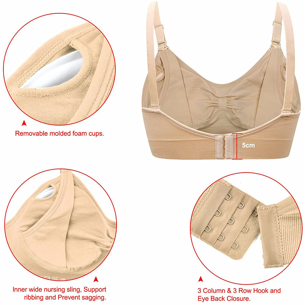Sujetador de lactancia materna - Sleep Bra Bralette reseña y precio