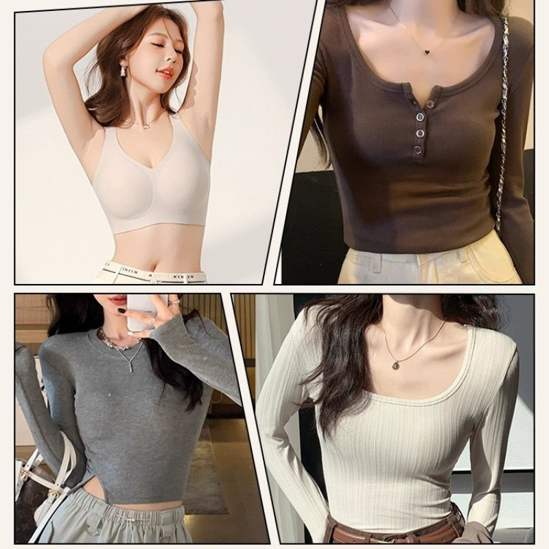 Sujetadores inalámbricos de ta - Minimizer Bra Women reseña y precio