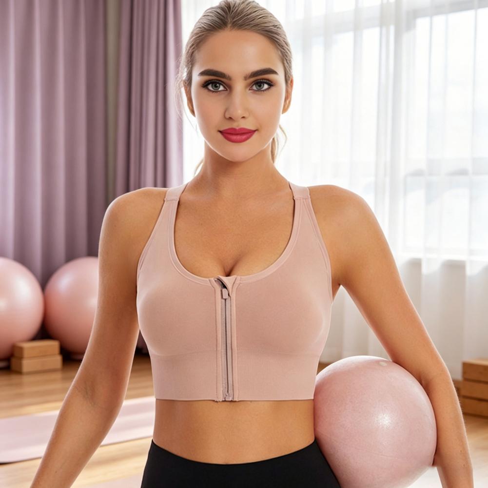 Sujetador deportivo inalámbric - Sports Bra Racerback reseña y precio
