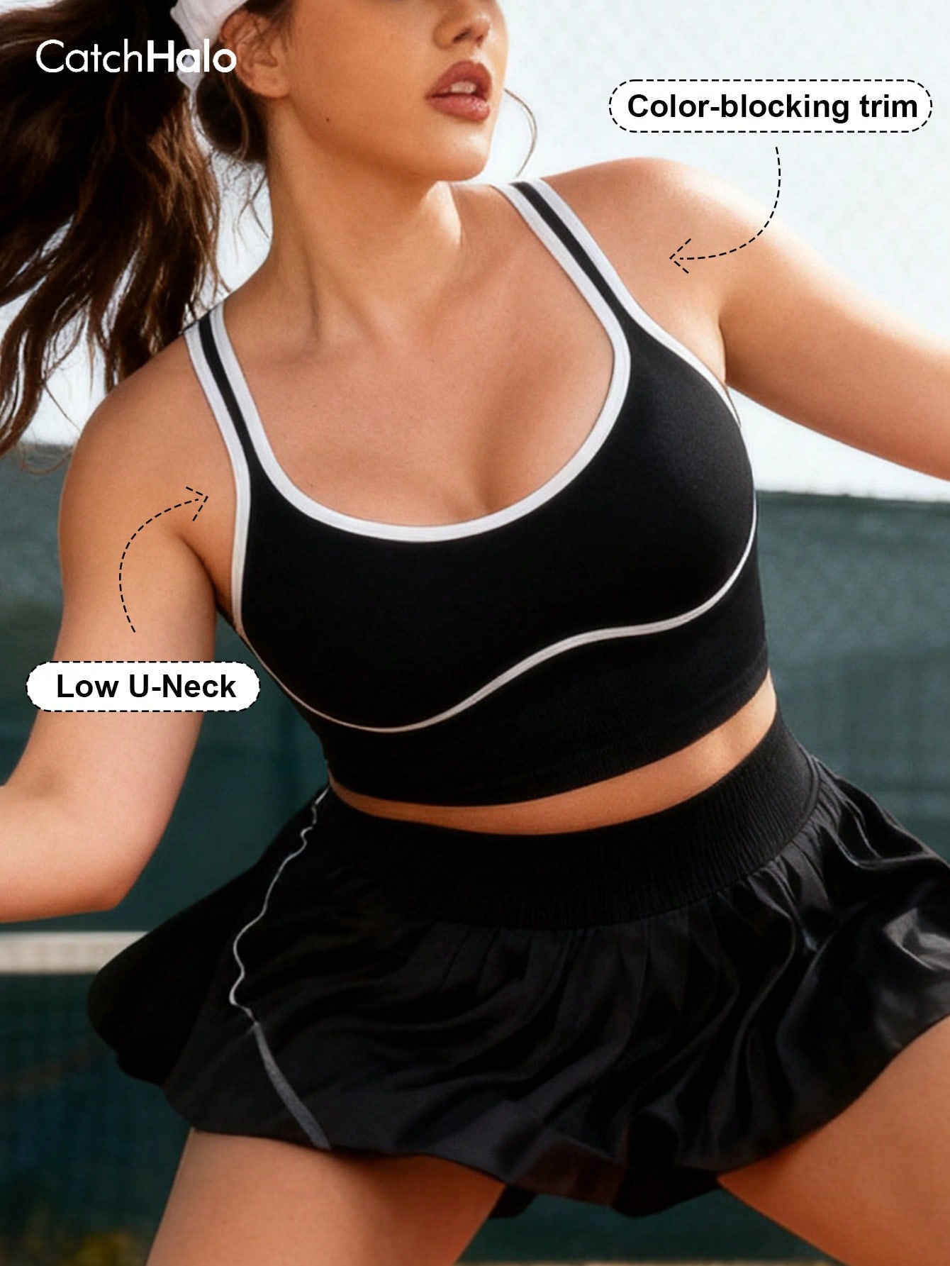 Bralette sin costuras de talla - Sports Bra Racerback reseña y precio