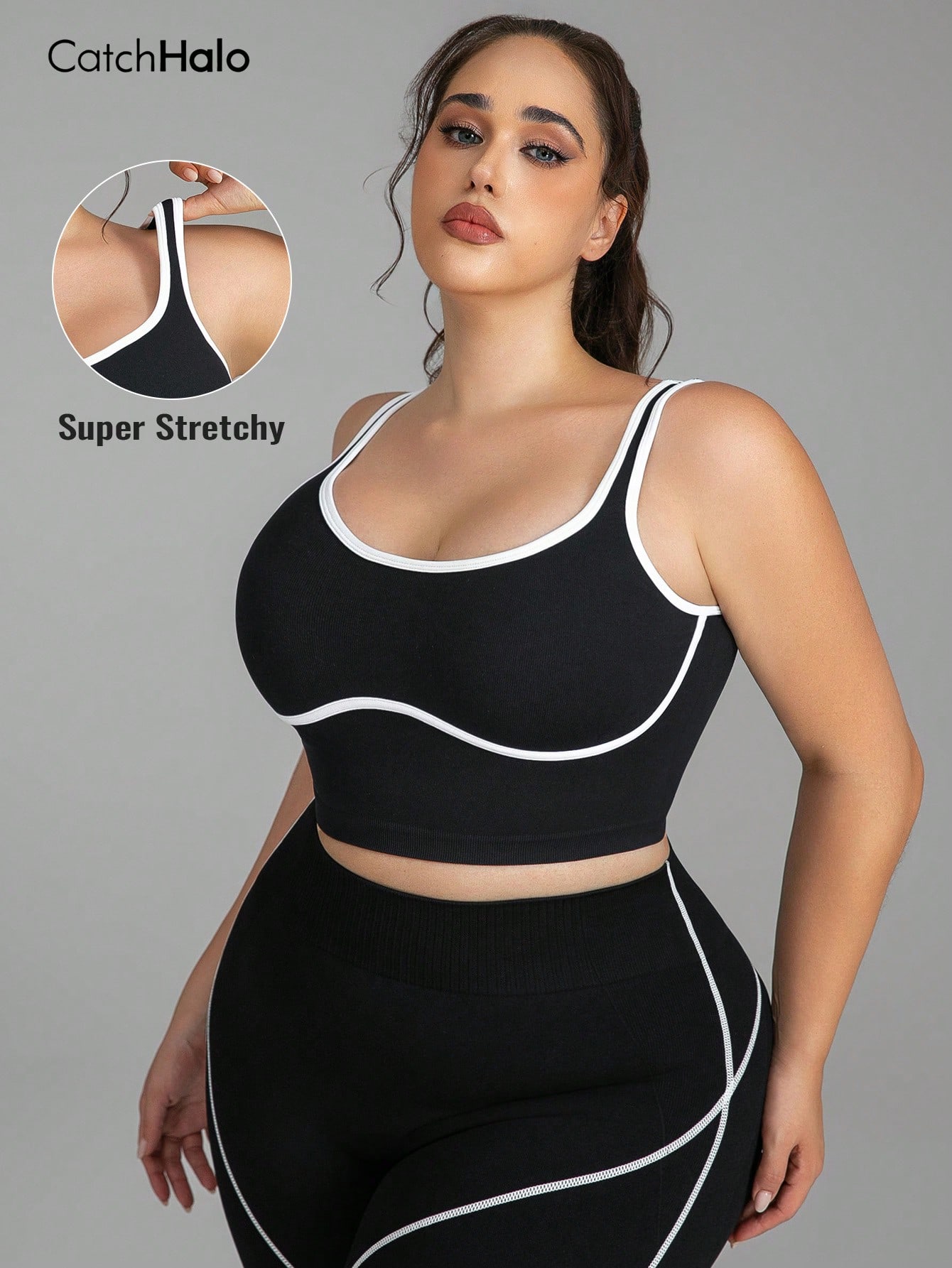 Bralette sin costuras de talla - Sports Bra Racerback reseña y precio