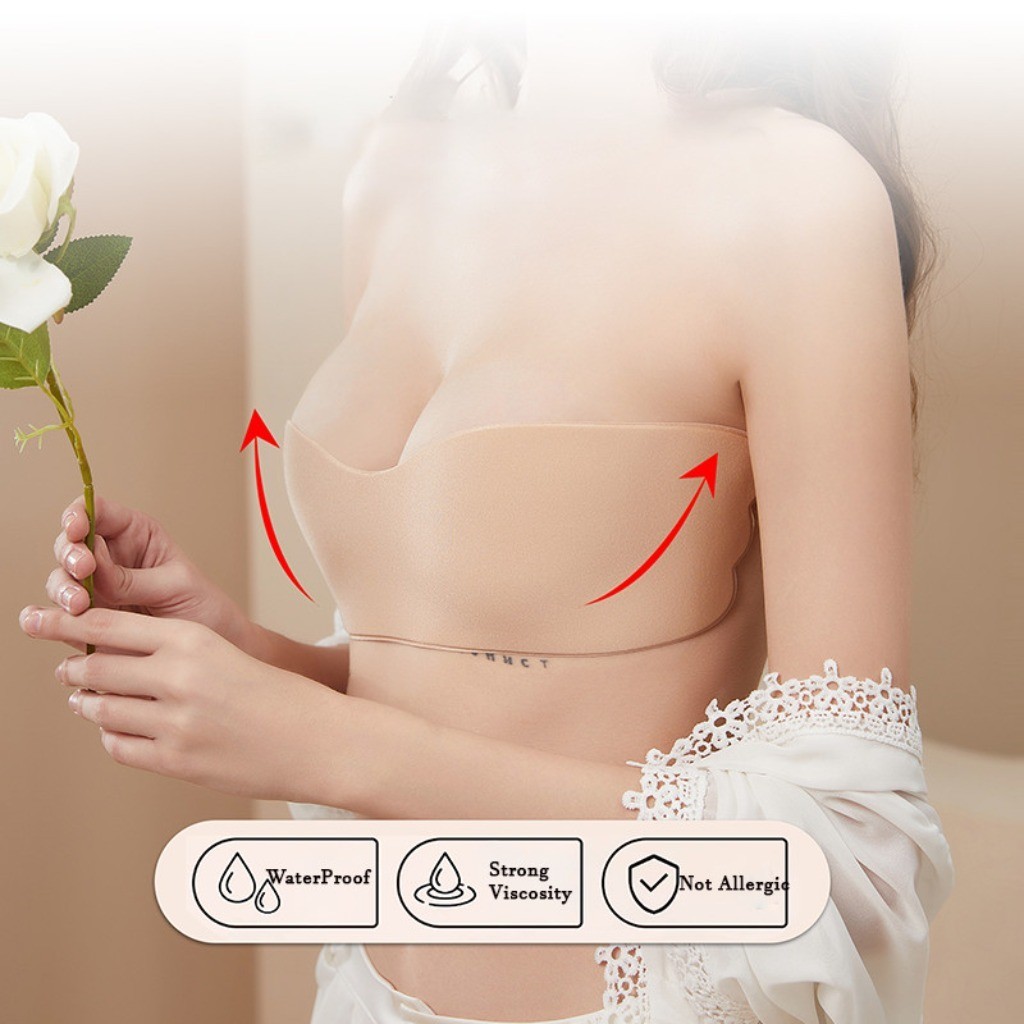 Cinta para pezones reutilizabl - Push Up Bra Silicone reseña y precio